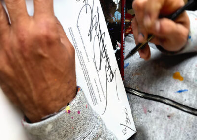 JonOne Signature for the Artbook 'Obsession'